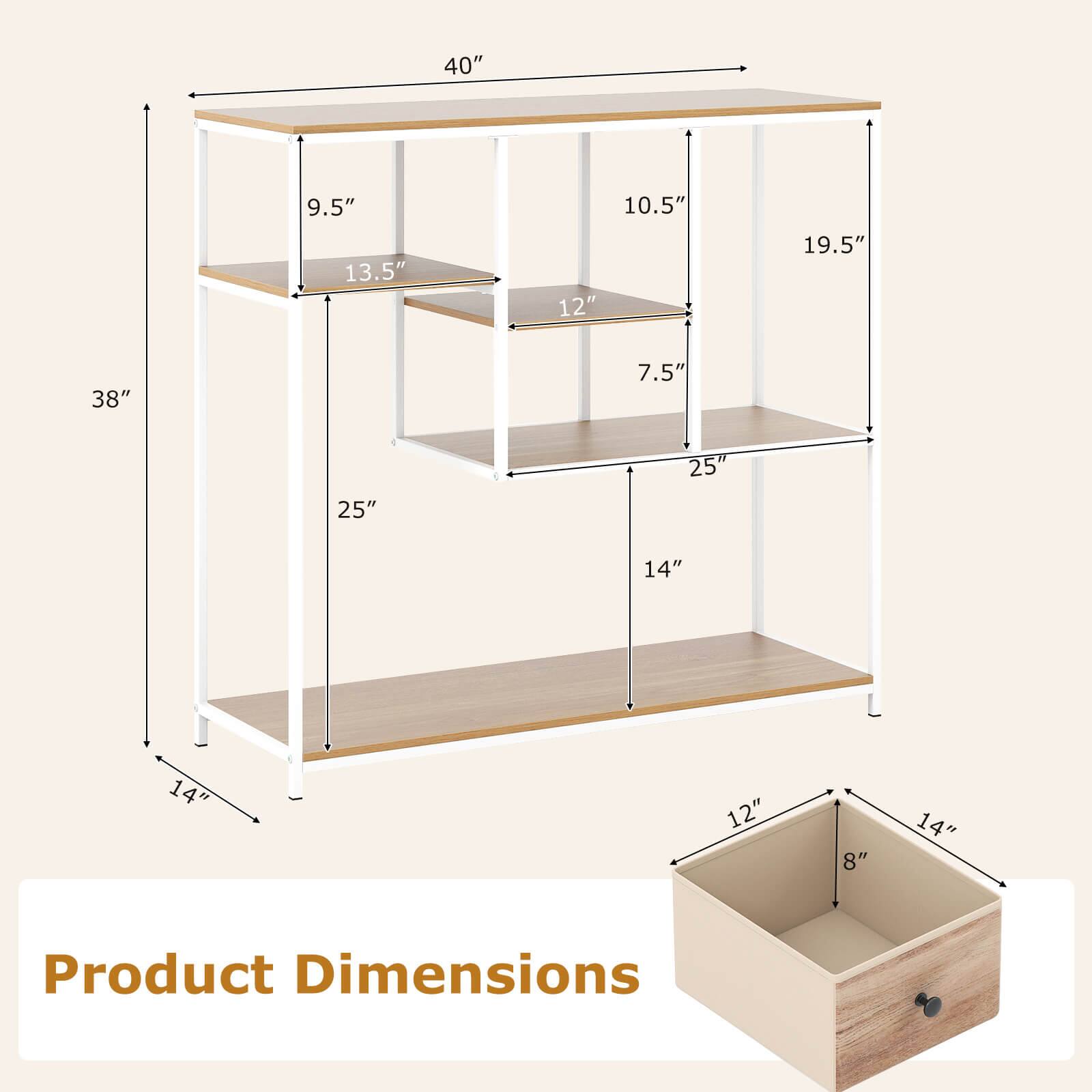 40" 9.5" 13.5" 10.5" 12" 19.5" 38" 7.5" 25" 25" 14" 14" 12" 8" 14" Product Dimensions