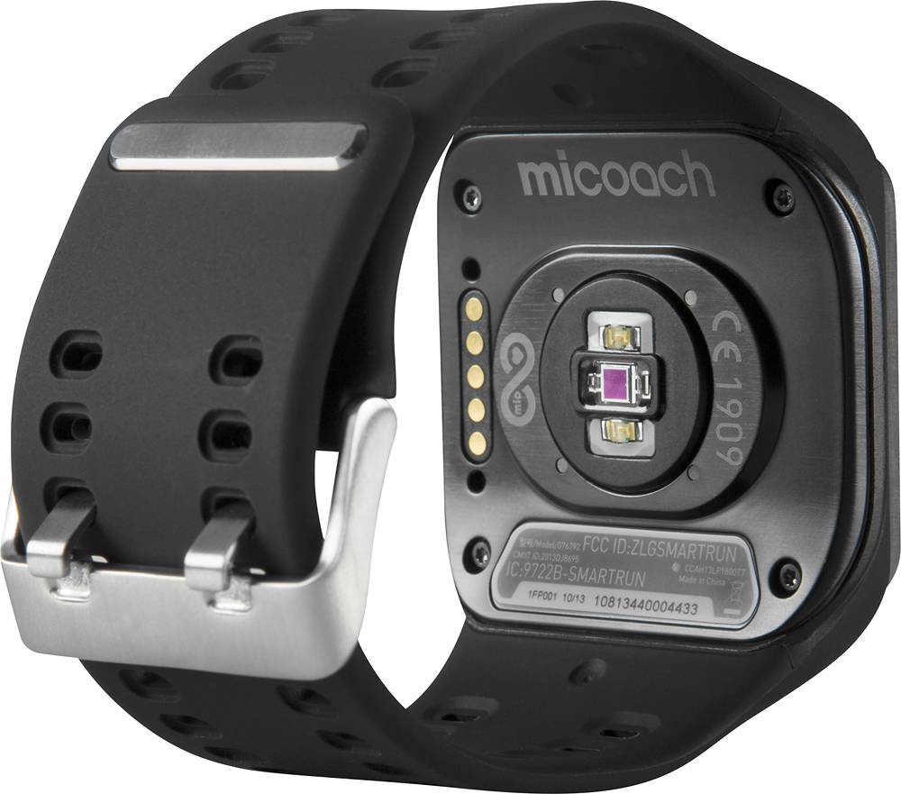 sobras escalera mecánica Portero Best Buy: adidas miCoach Smart Run GPS Watch Black G76792