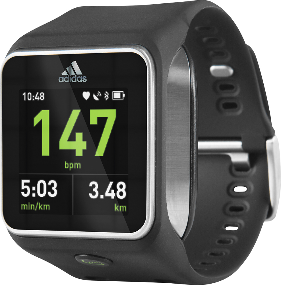 Best Buy: adidas miCoach Smart Run GPS Watch Black G76792