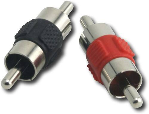 Front Standard. Rockford Fosgate - RCA Splice Connector (Male/Male).