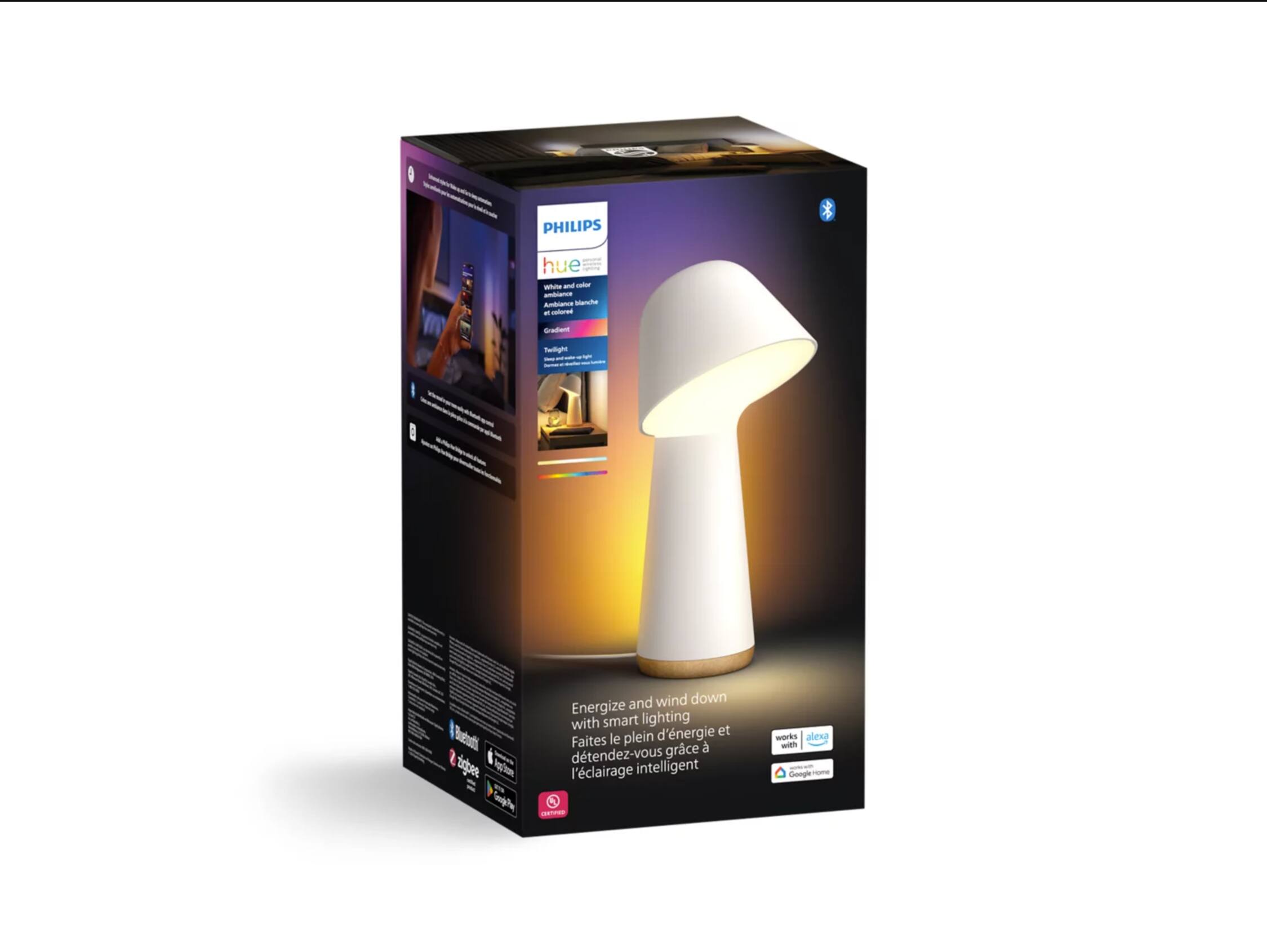 Philips Hue White and Color Ambiance Starter Kit - Gradient Sphere - Smart Lighting - Works with Alexa and Google Home - Gradient and Wind Down - Energy-saving and Fill the room with smart lighting.