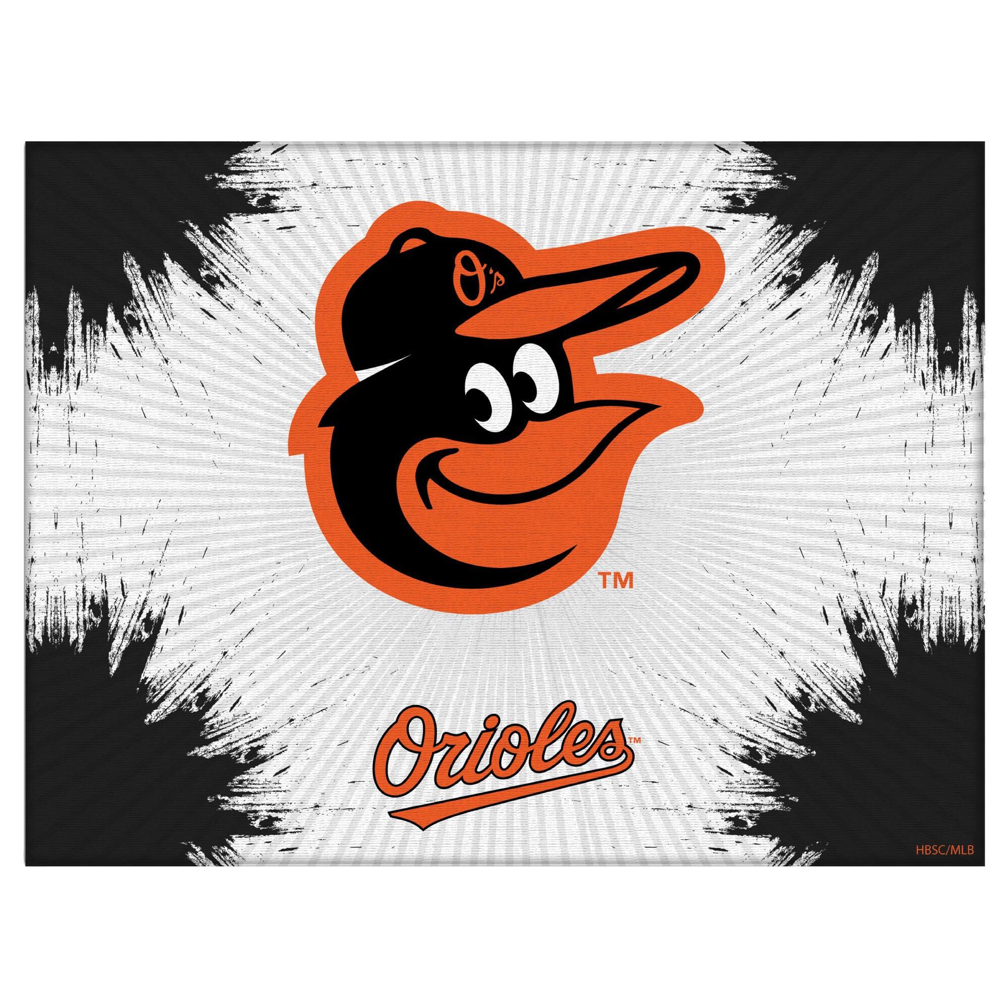 Baltimore Orioles 15" x 20" Splash Canvas Wall Art