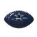 Front. Logo Brands - Dallas Cowboys Rubber Glossy Mini Football - Multicolor.