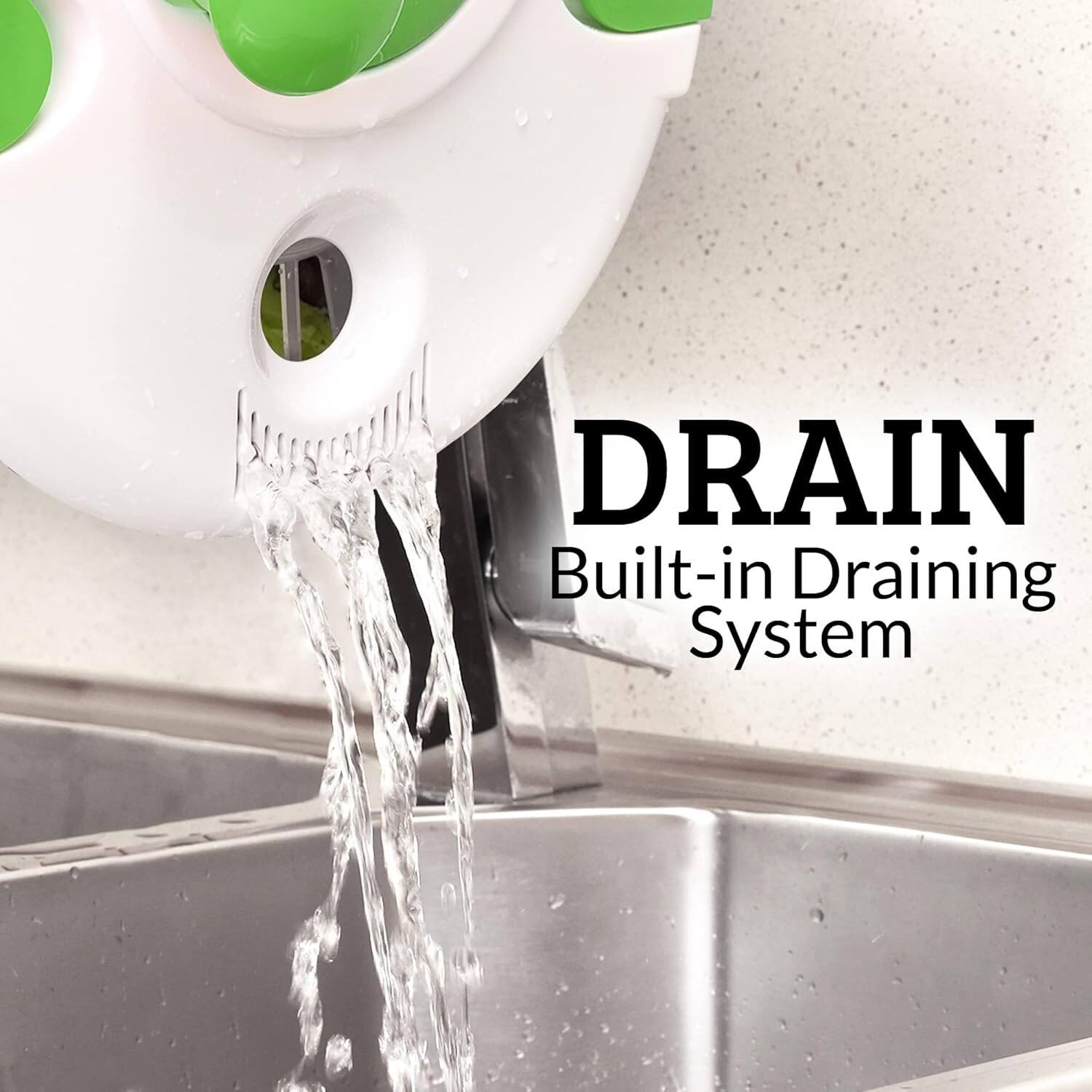 DRAIN  
Built-in Draining System