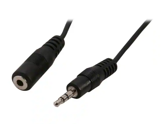 Front. Nippon Labs - Nippon Labs SPC-25MF 25 ft. Stereo Speaker Extension 25ft Cable M/F M-F 25 feet - Black.