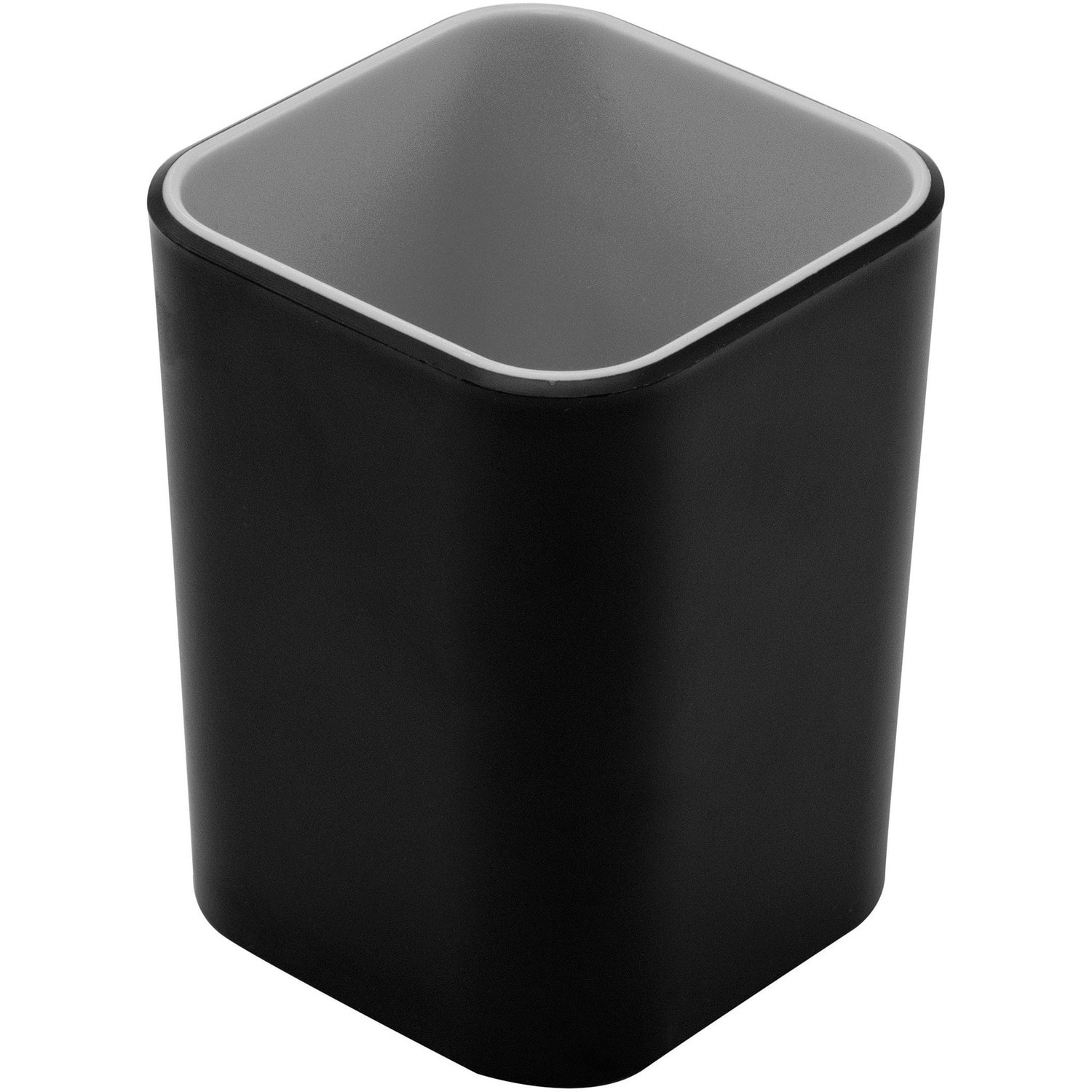 "Advantus - Fusion Pencil Cup 4"" x 2.8"" x 2.8"" Polystyrene Gray Sturdy - Black" price history on PriceWatchPro