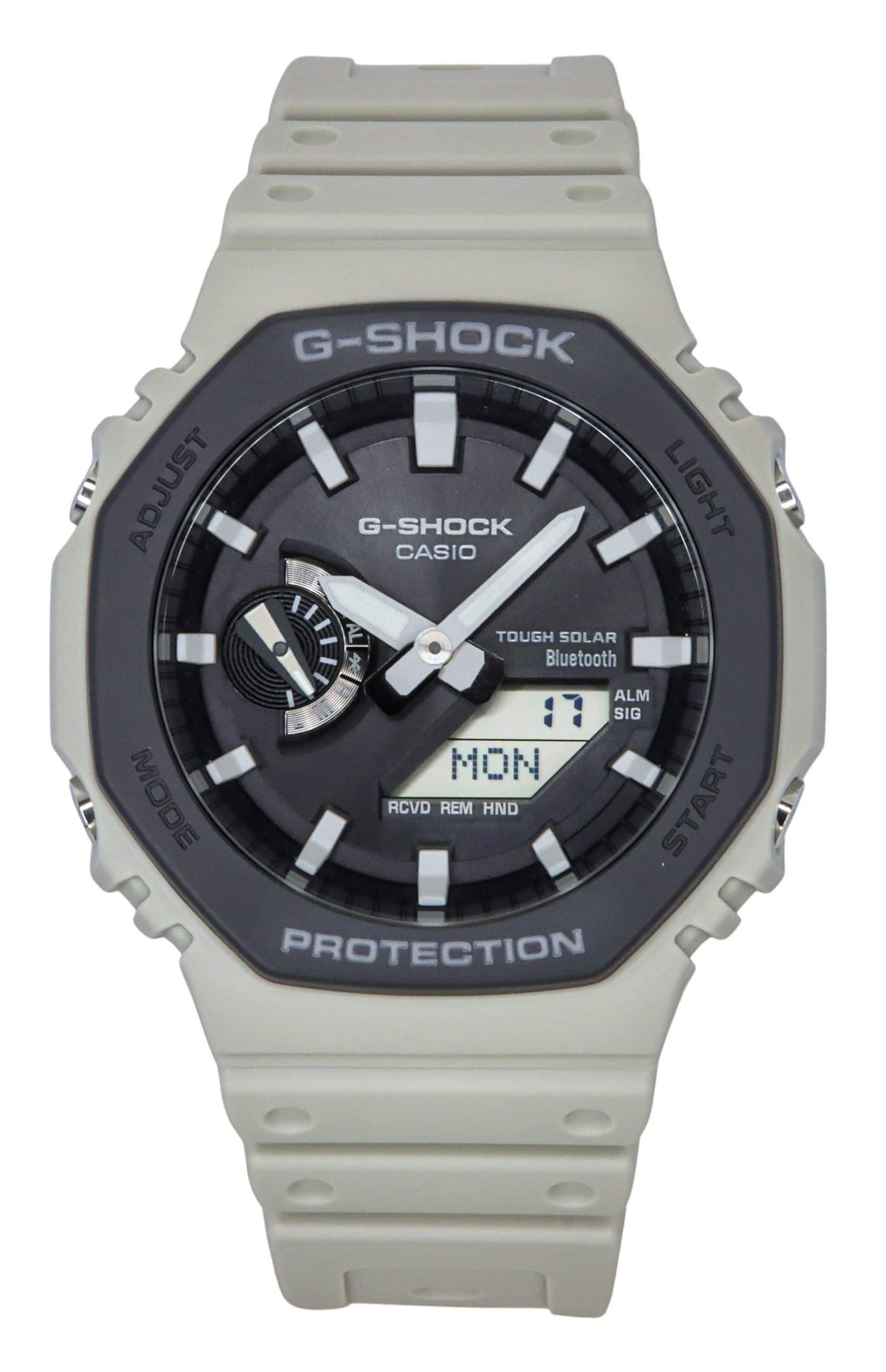 Casio - G-Shock Analog Digital Smartphone Link Bio-Based Resin Strap Dial Tough Solar GA-B2100LUU-5A 200M Men's Watch - Black