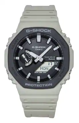 G-SHOCK
G-SHOCK
CASIO
LIGHT
TOUGH SOLAR
Bluetooth
ALM
SIG
RCVD
REM HND
PROTECTION
MODE
START