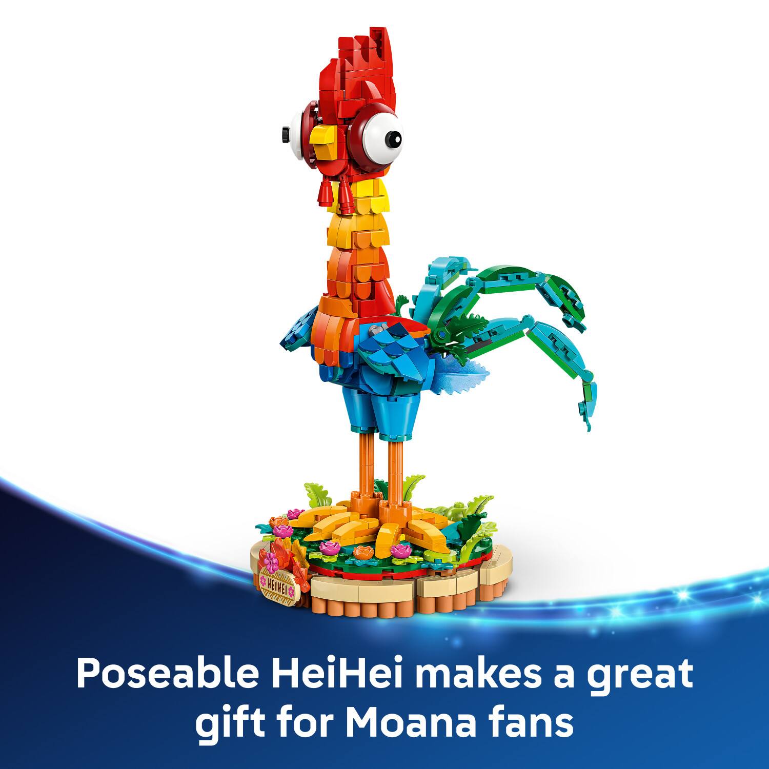 Poseable HeiHei makes a great gift for Moana fans.