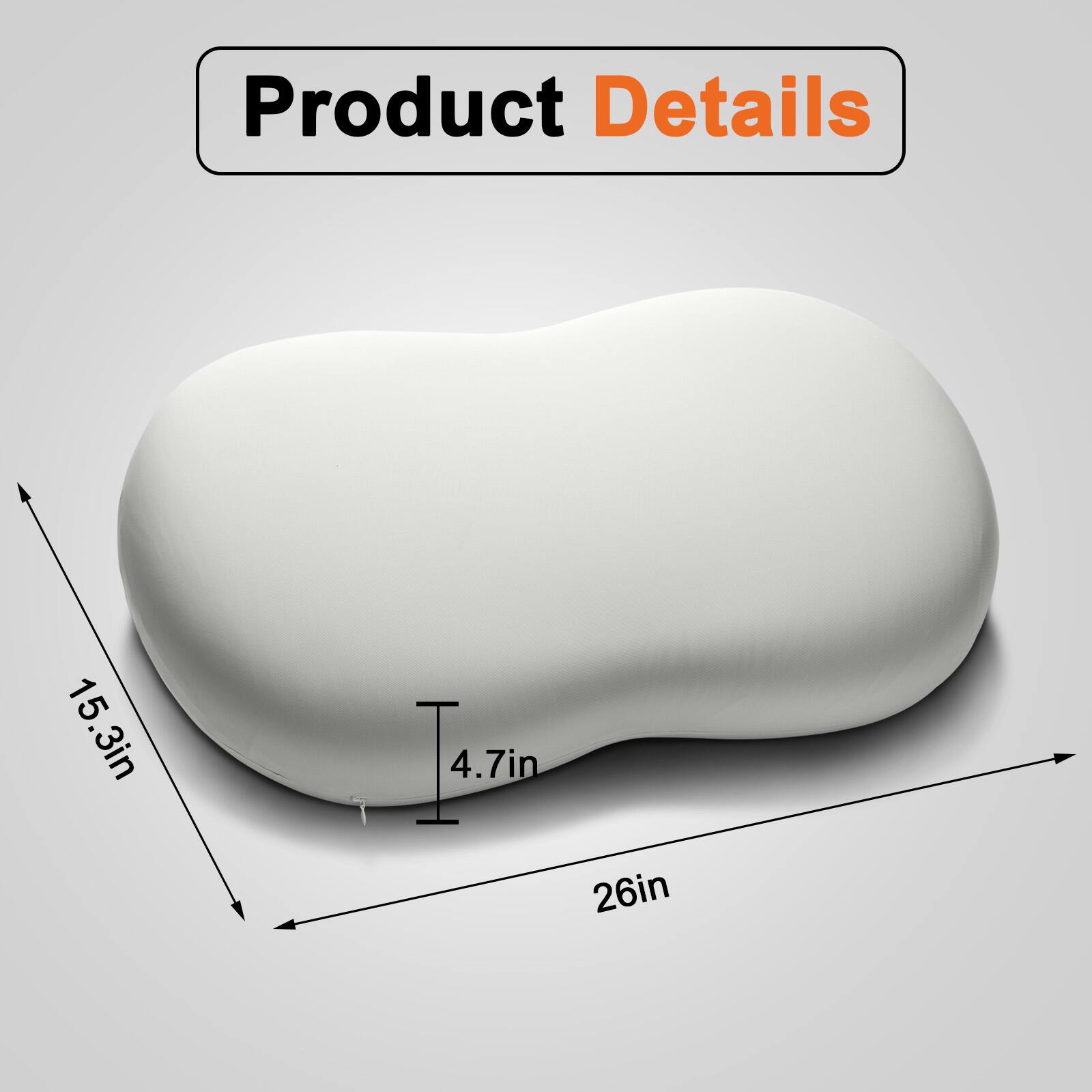 Product Details

- Length: 26 inches
- Width: 15.3 inches
- Height: 4.7 inches