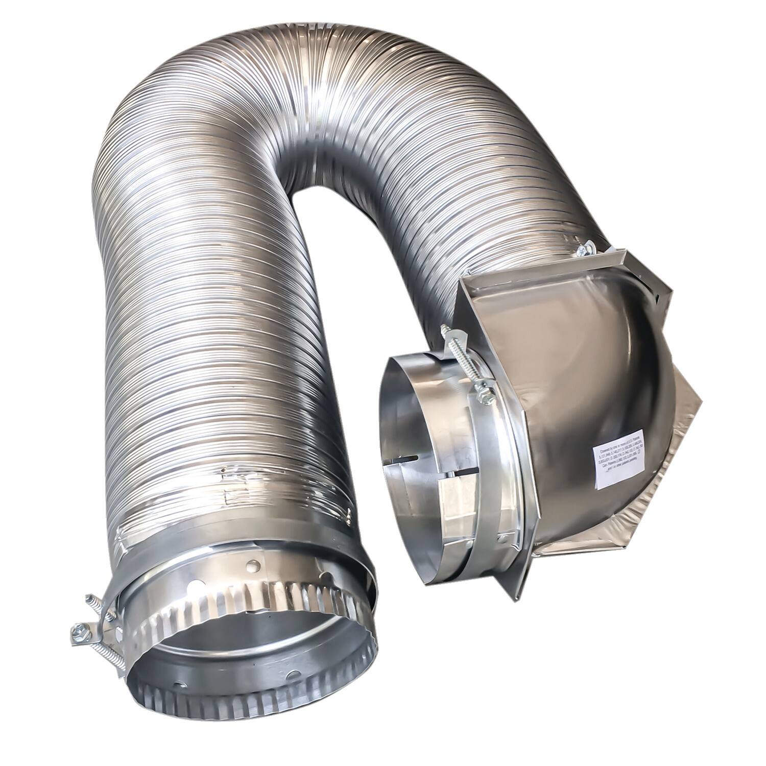 Alt View 2. Builder's Best - 4" x 8ft UL Transition-Duct Single-Elbow Kit.
