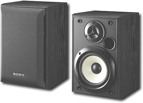 Best Buy Sony 5 1 4 2 Way Bookshelf Speakers Pair Ssb1000