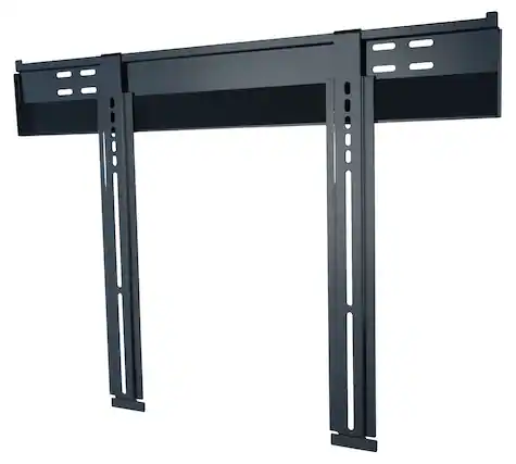 Front. Peerless-AV - Universal Ultra Slim Flat Wall Mount For 32" to 56" Ultra-thin Flat Panel Displays* - Gloss Black.