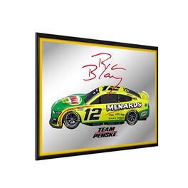 The Fan-Brand - Ryan Blaney 19" x 27" Framed Mirrored Wall Sign - Multicolor