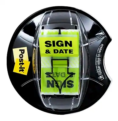 Post-it SIGN & DATE
SIGN & DATE
NOV 5