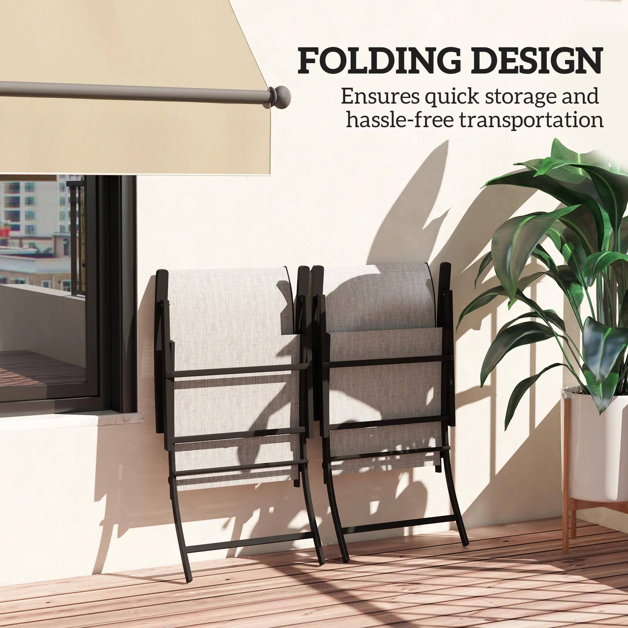 FOLDING DESIGN  
Ensures quick storage and hassle-free transportation