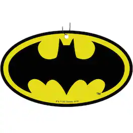 Spoontiques - DC Comics Batman Logo Air Freshener 3 Pack New Car Scent - Multicolor