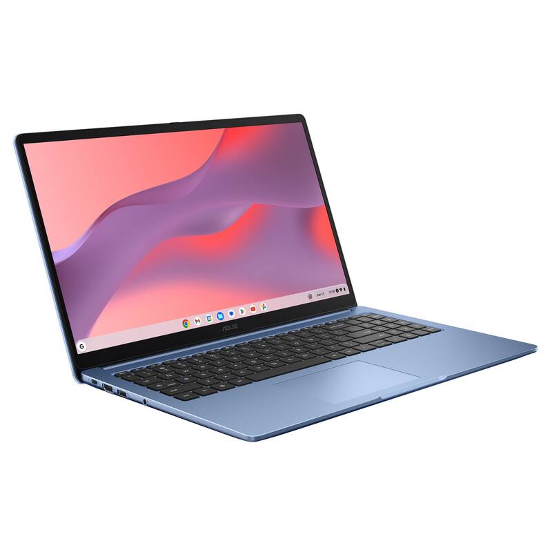 Alt View 2. ASUS - ASUS Chromebook CX15 15.6" FHD Laptop,Intel Celeron N4500,4GB RAM,128GB eMMC,UHD Graphics,Chrome OS,Blue - Blue.