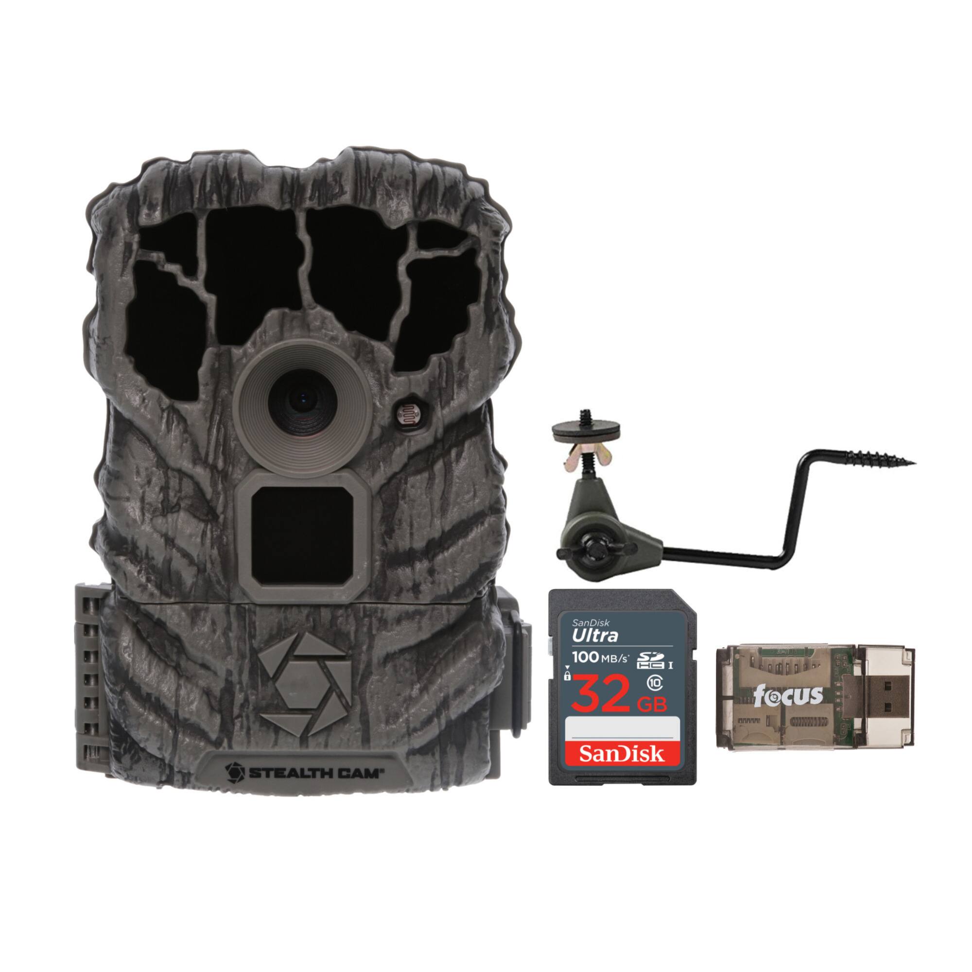 Stealth Cam - Browtine 14MP Trail Camera with Video Bundle