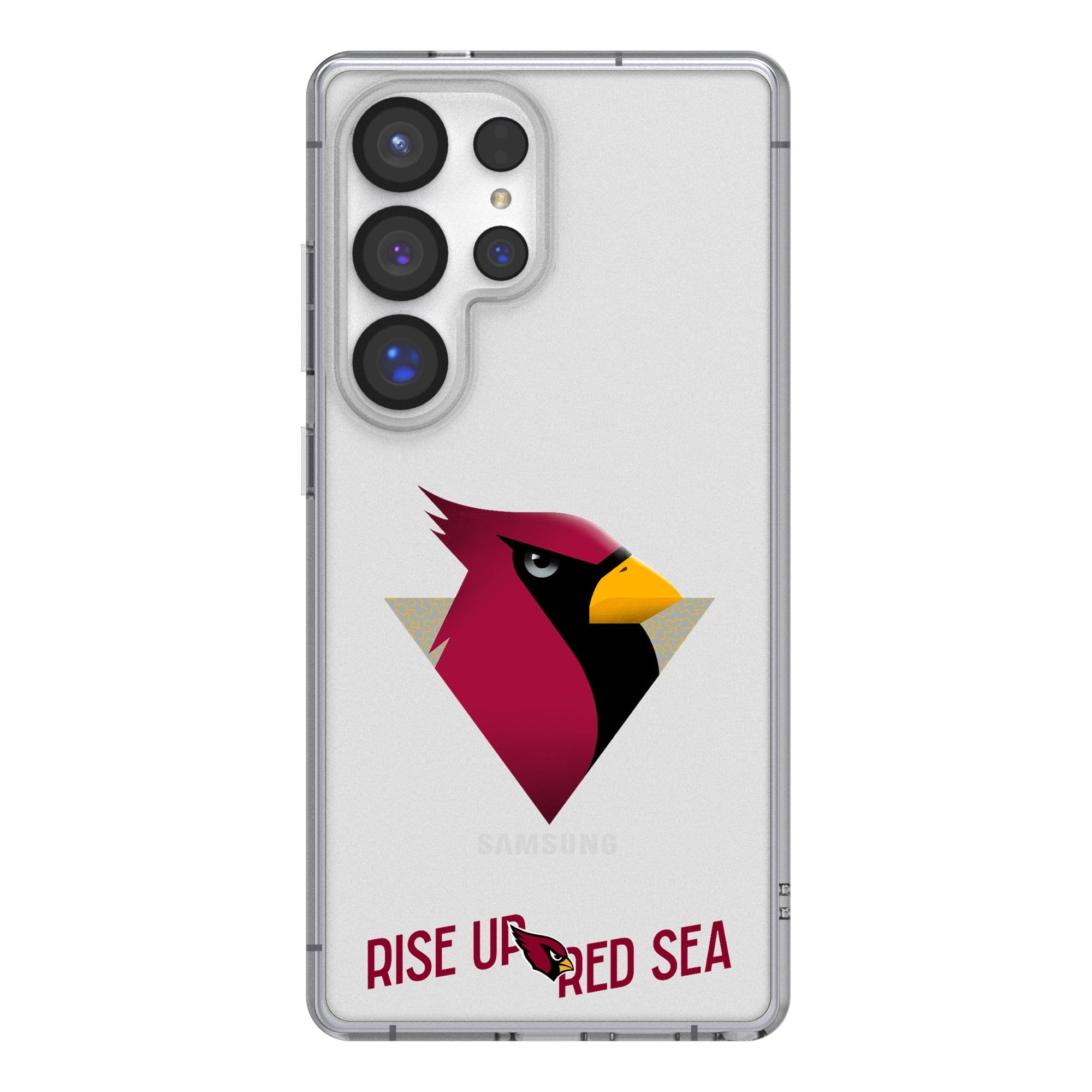Keyscaper - NFL - Arizona Cardinals Galaxy Clear Case - S25 - Multicolor