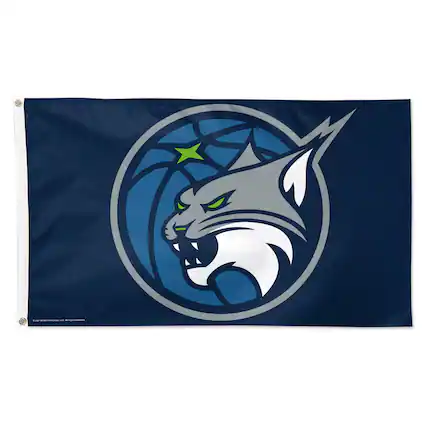 Front. WinCraft - Minnesota Lynx 3' x 5' Deluxe Flag - Multicolor.