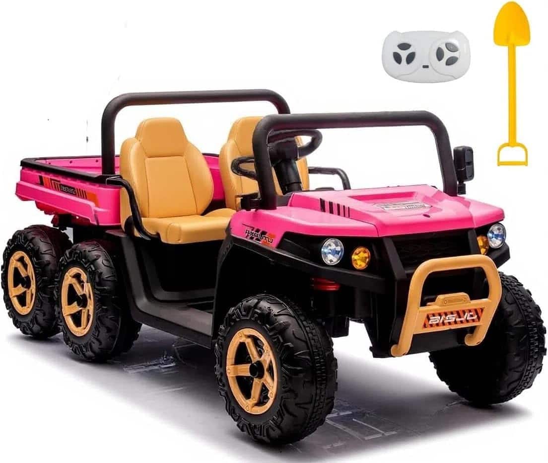 Jojoka - 24V Ride on Toys for Big Kids, 4WD Electric UTV 2 Seater Ride on Cars with Remote Control, Ride on Truck