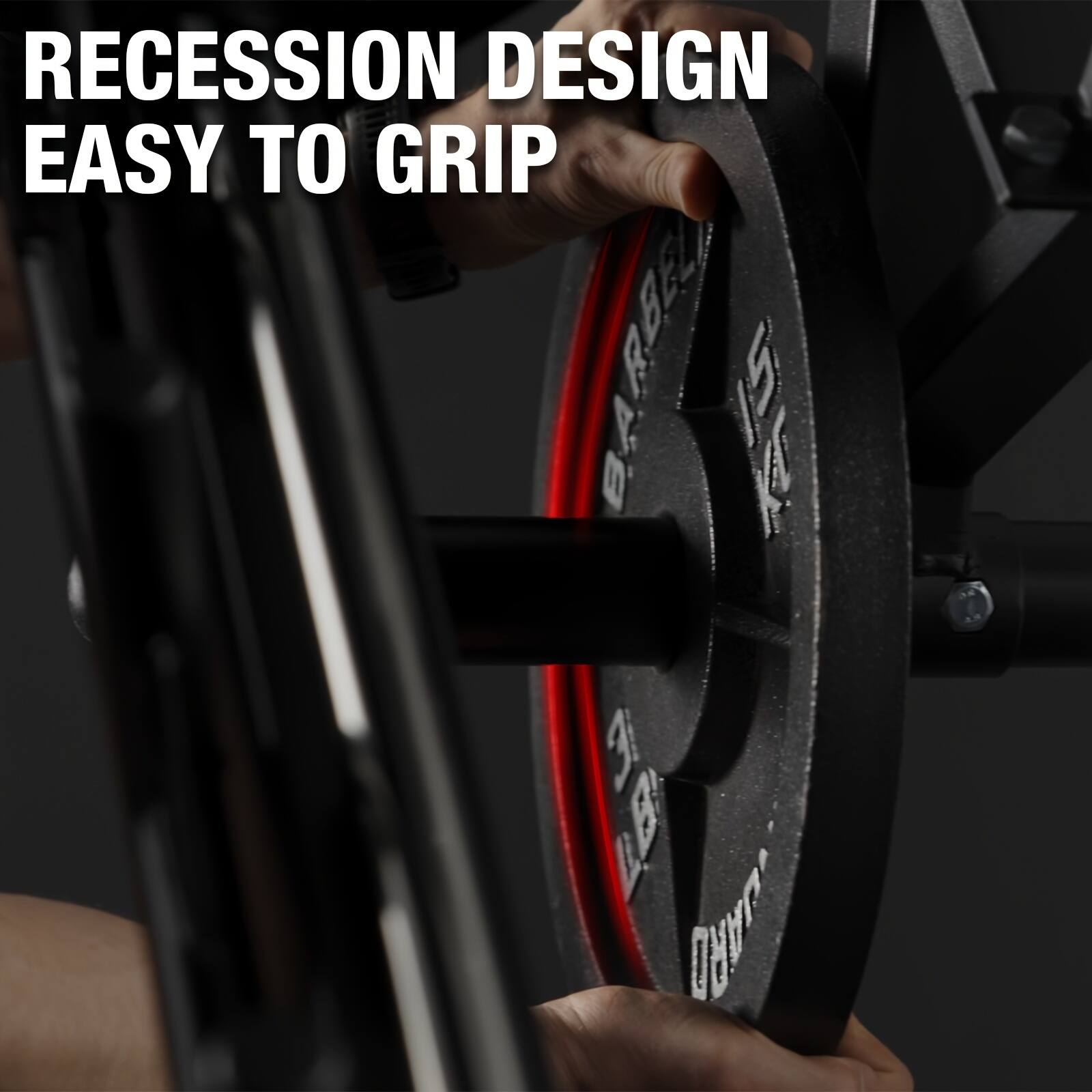 RECESSION DESIGN  
EASY TO GRIP