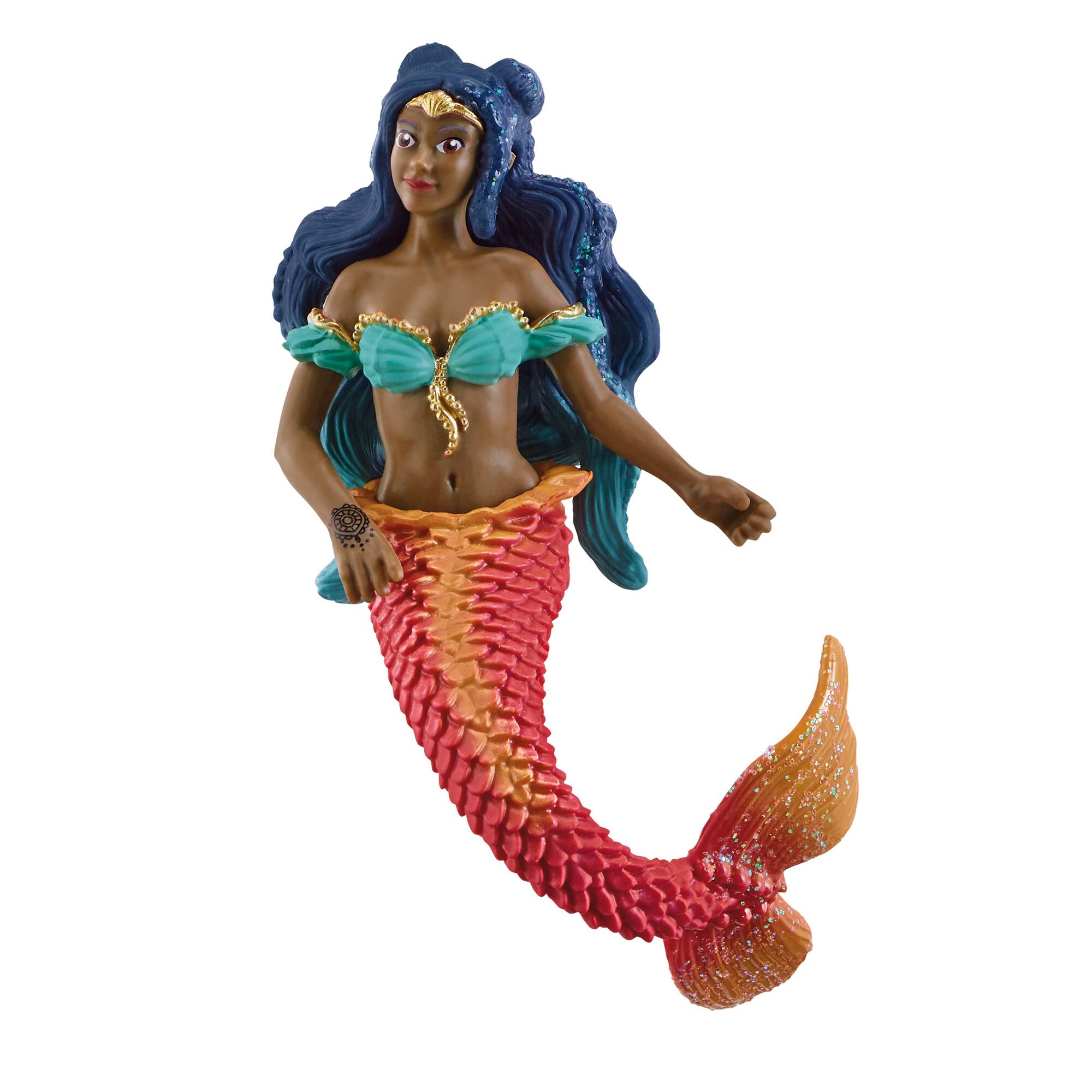 Back. Schleich - Bayala: Isabelle on Dolphin.