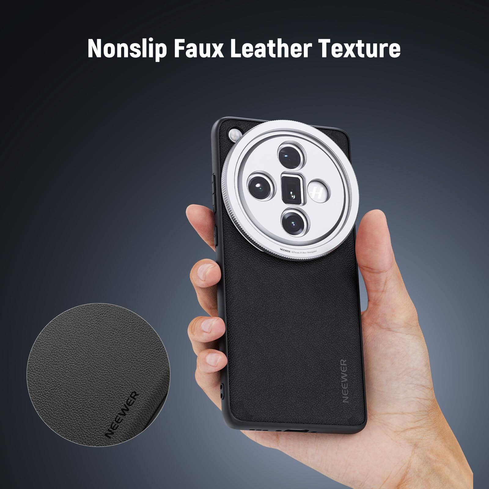 Nonslip Faux Leather Texture