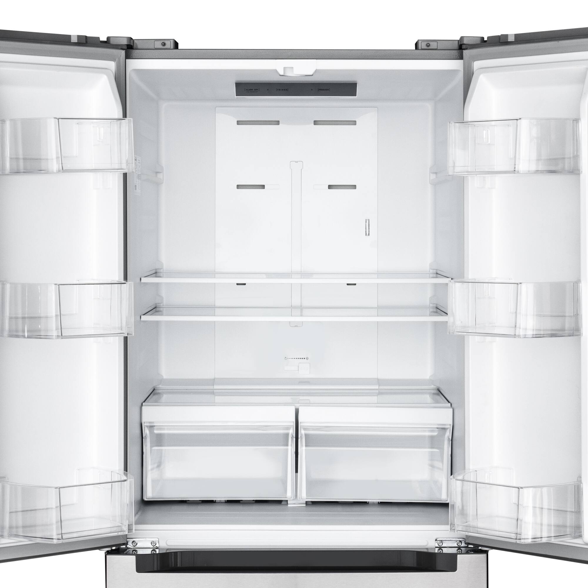 Alt View 4. Koolmore - 18.5 cu. ft. Stainless-Steel French Door Refrigerator in Silver (KM-RERFDSS-18C) - Stainless-Steel.