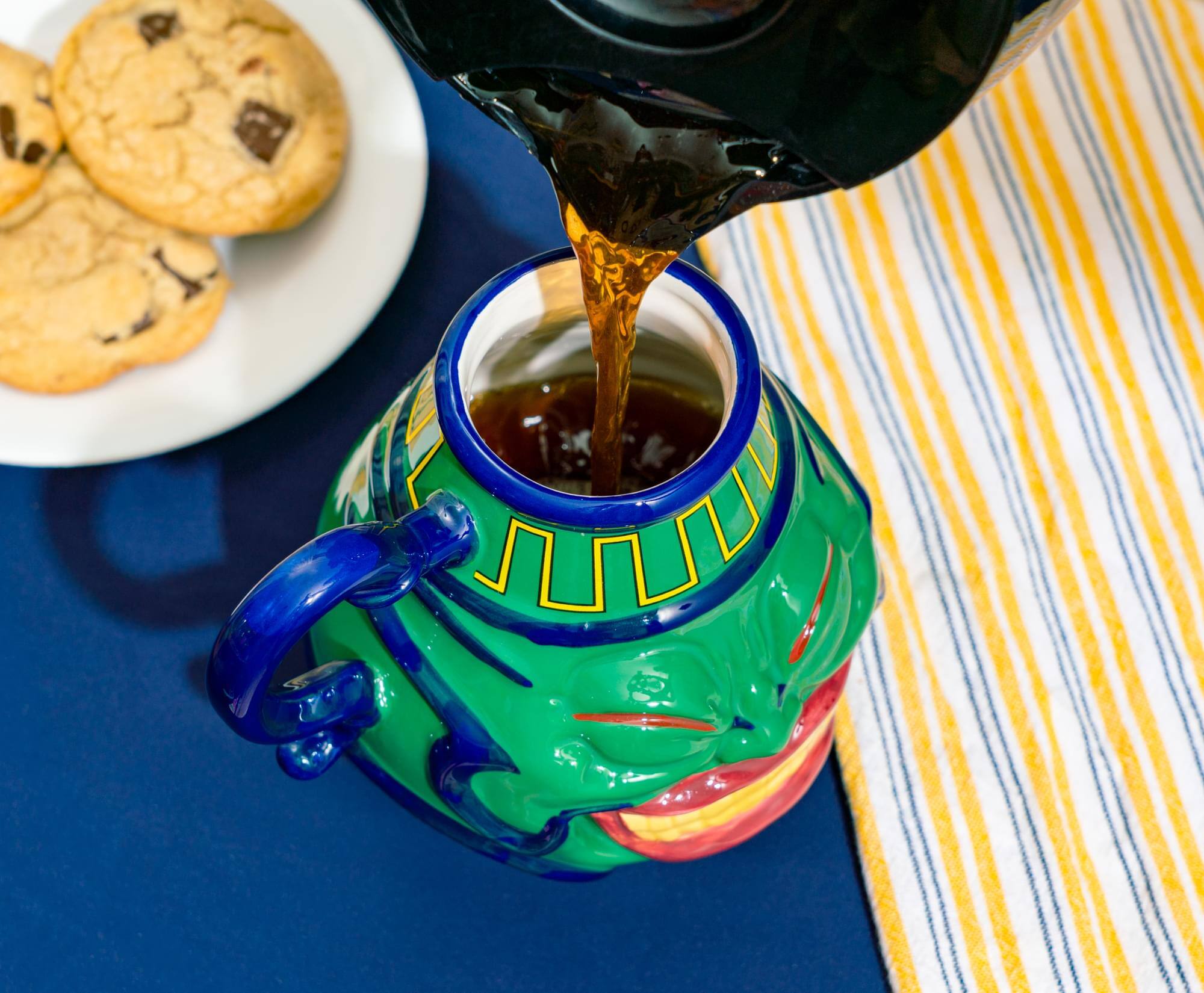 Alt View 5. Surreal Entertainment - Yu-Gi-Oh! Pot Of Greed Sculpted Ceramic Mug | Holds 11 Ounces - Multi-Colored.