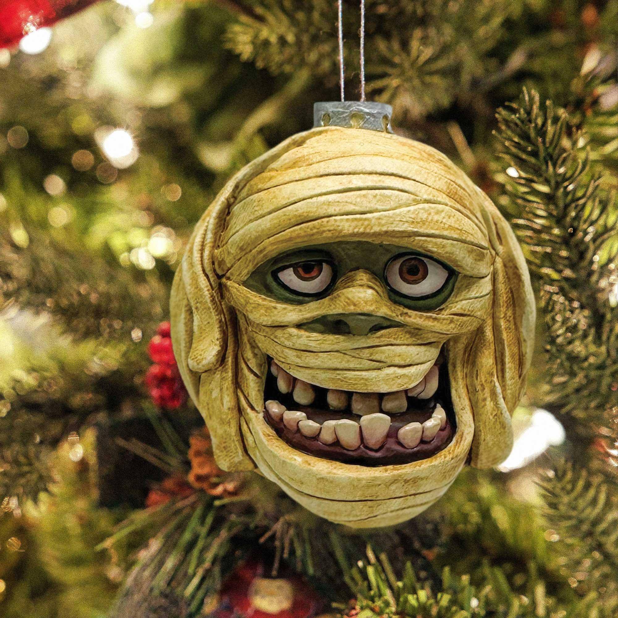 Alt View 10. Gorenaments - Len Simon's Gorenaments 3.5 Inch Horror Ornament Series 1 | Mummzy - Yellow.