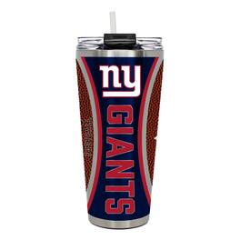Great American Products - New York Giants 32oz. Big Slim Game Ball Travel Tumbler - Brown