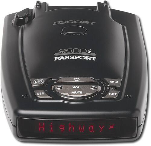 Front Standard. Escort - Passport 9500i Radar/Laser Detector.