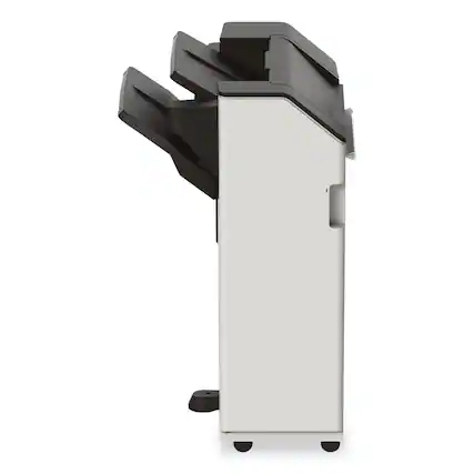 Front. Lexmark - 20L8813 1250-Sheet 2/4 Hole Punch Finisher - Gray.