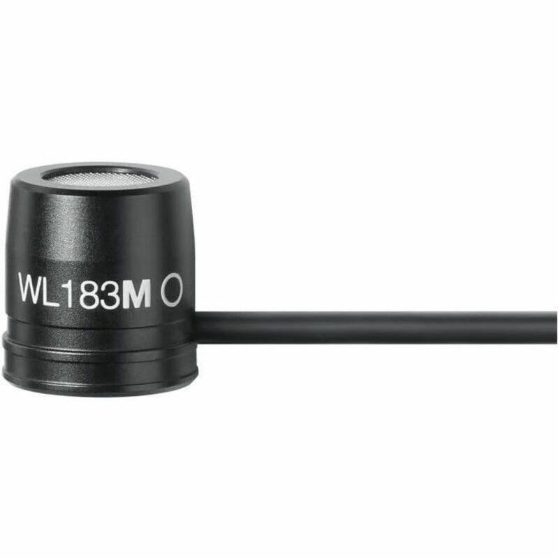 Alt View 2. Shure - Shure WL183M Wired Condenser, Dynamic Microphone for Transportation - Black - 4.04 ft - 70 Hz to 20 kHz.