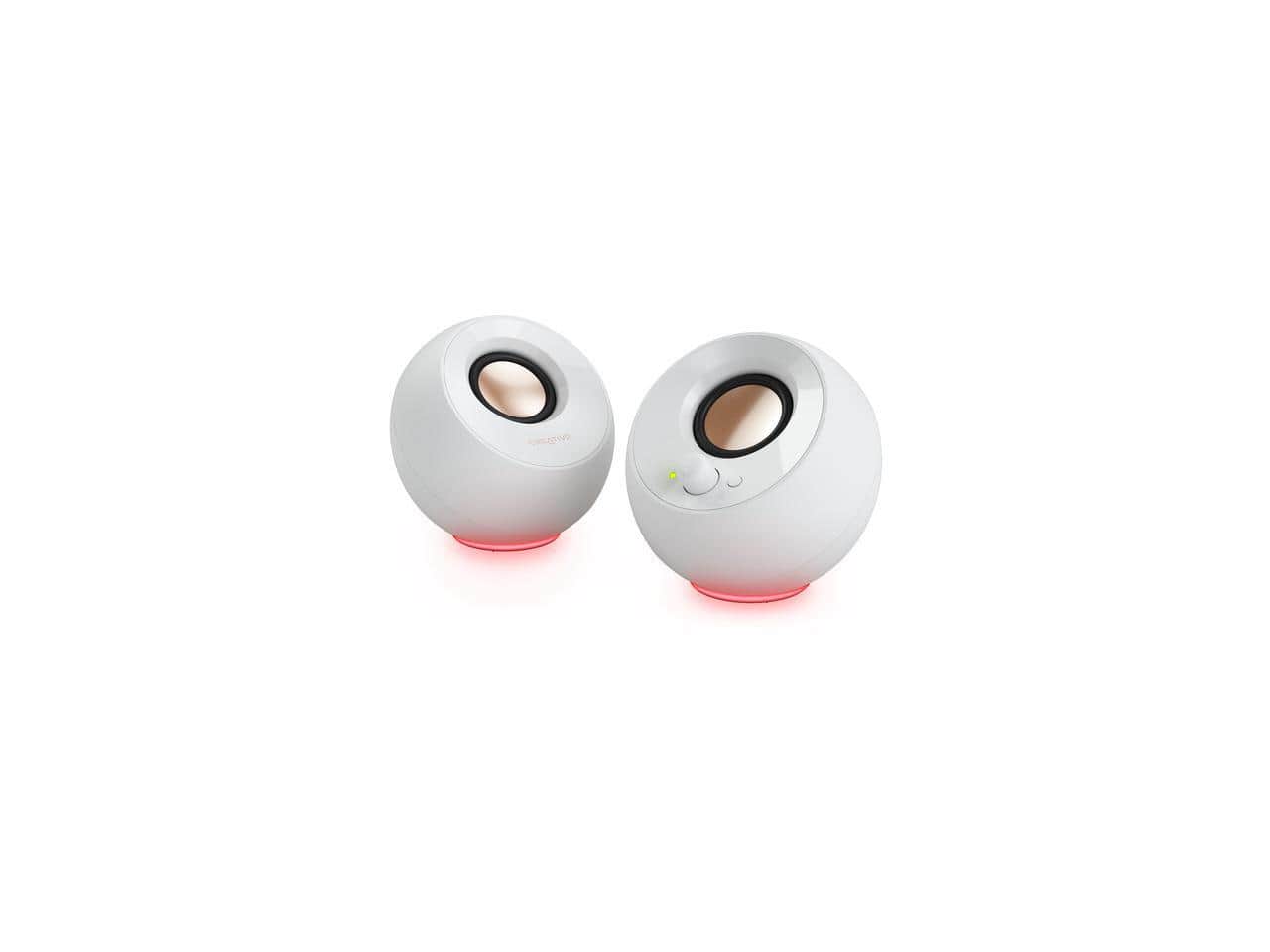 Creative Labs - Pebble SE 2.0 Desktop Speakers - 4.40 W RMS - White