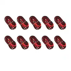 Front. DS18 Audio - Level 2 RCA Interconnect Cable, 20 ft (10-Pack).