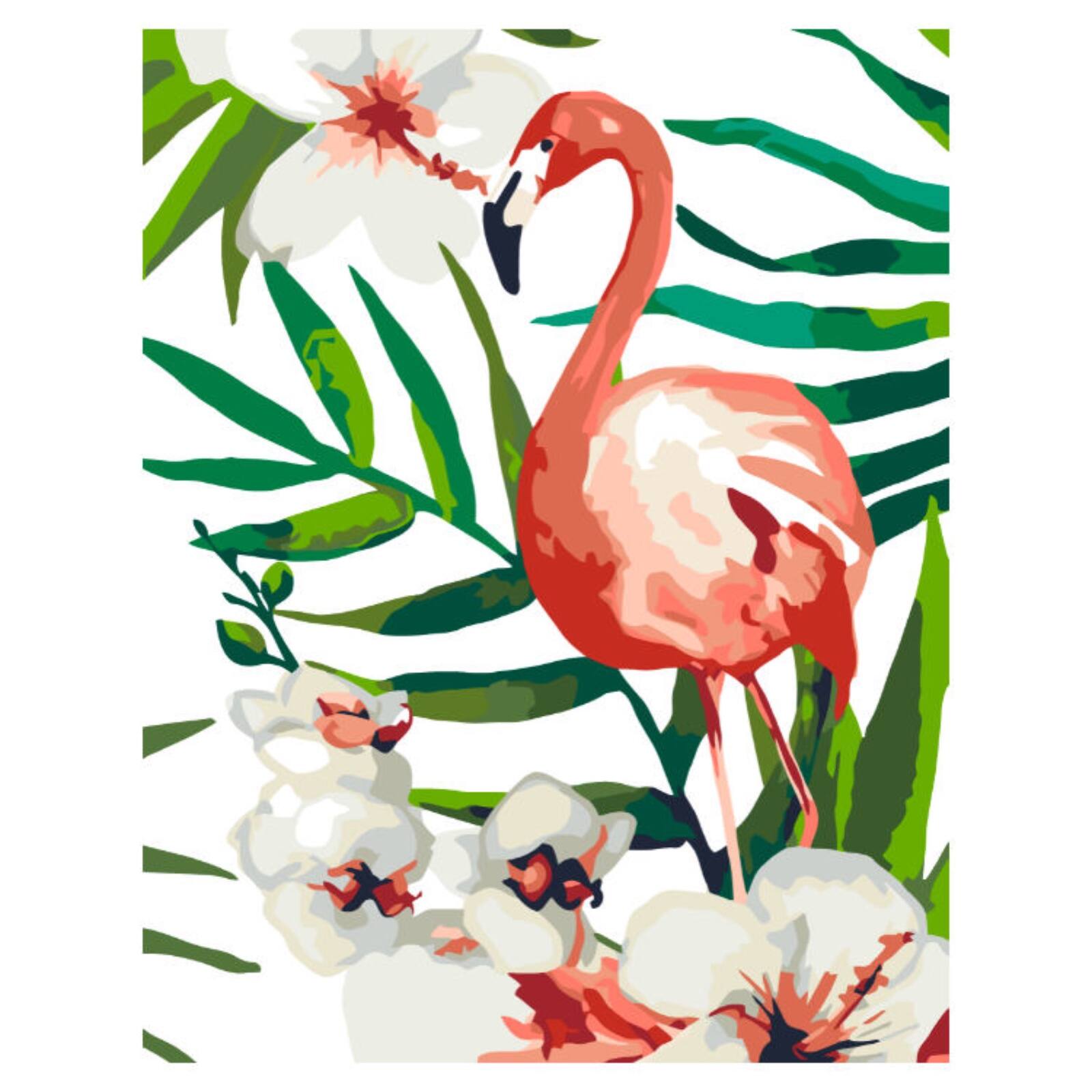 Angle. Artwille - Artwille Paint By Number Kit Tropical Bird.