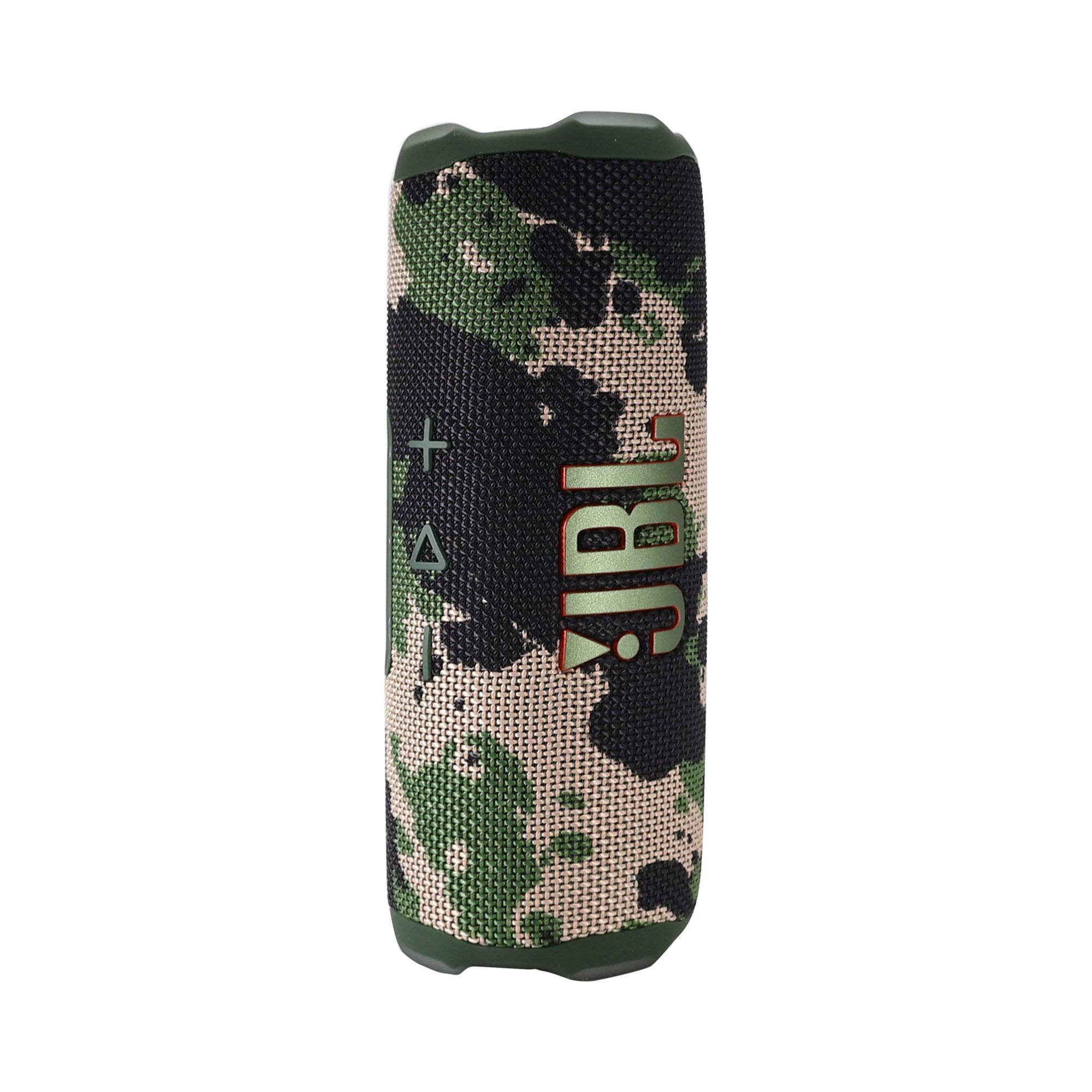 Angle. JBL - JBL Flip 7 Portable Waterproof Bluetooth Speaker (Camoflauge) + In Ear Headphone - Camoflauge.