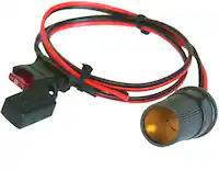 PAC - 12V DC Adapter - Black - Front_Zoom
