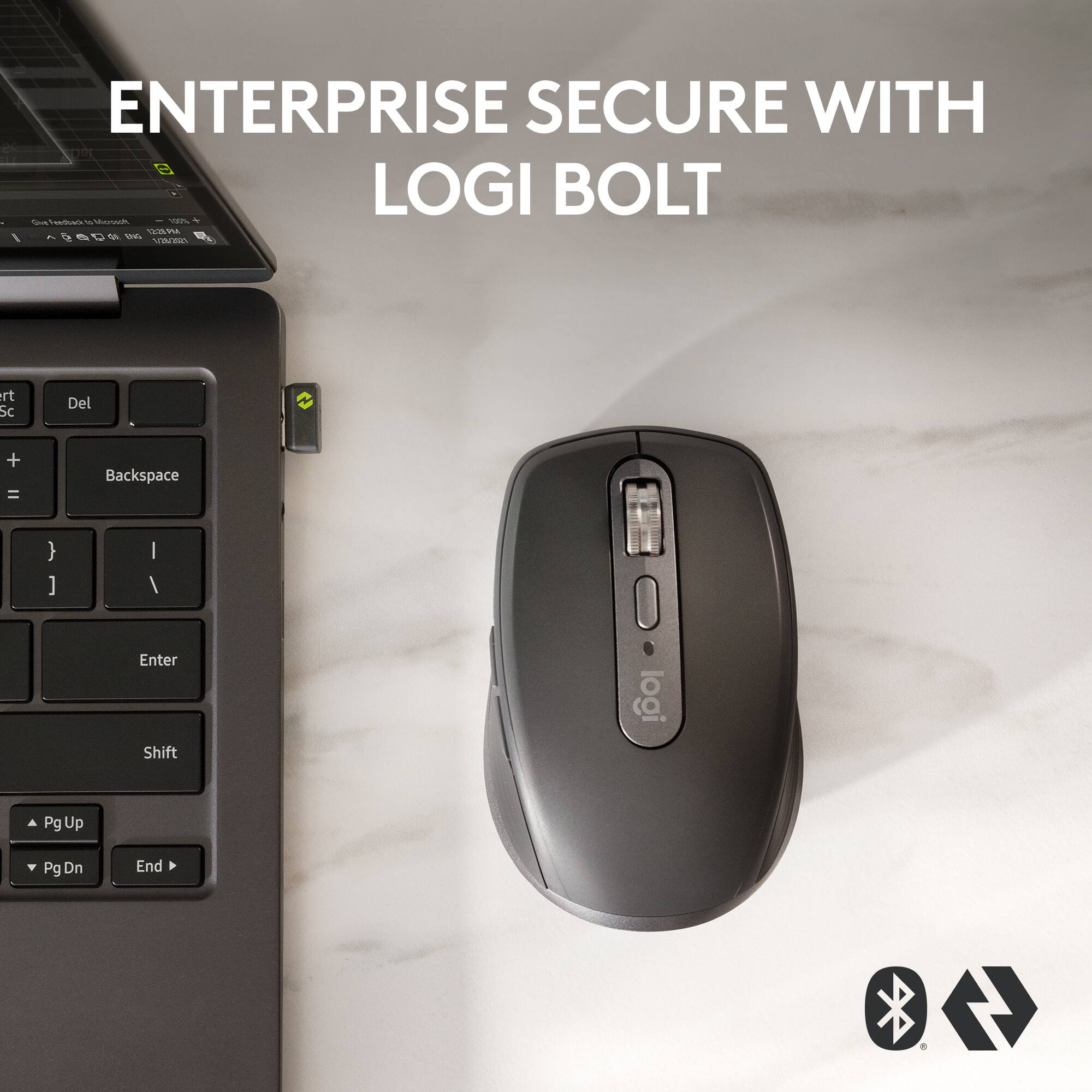 ENTERPRISE SECURE WITH LOGI BOLT