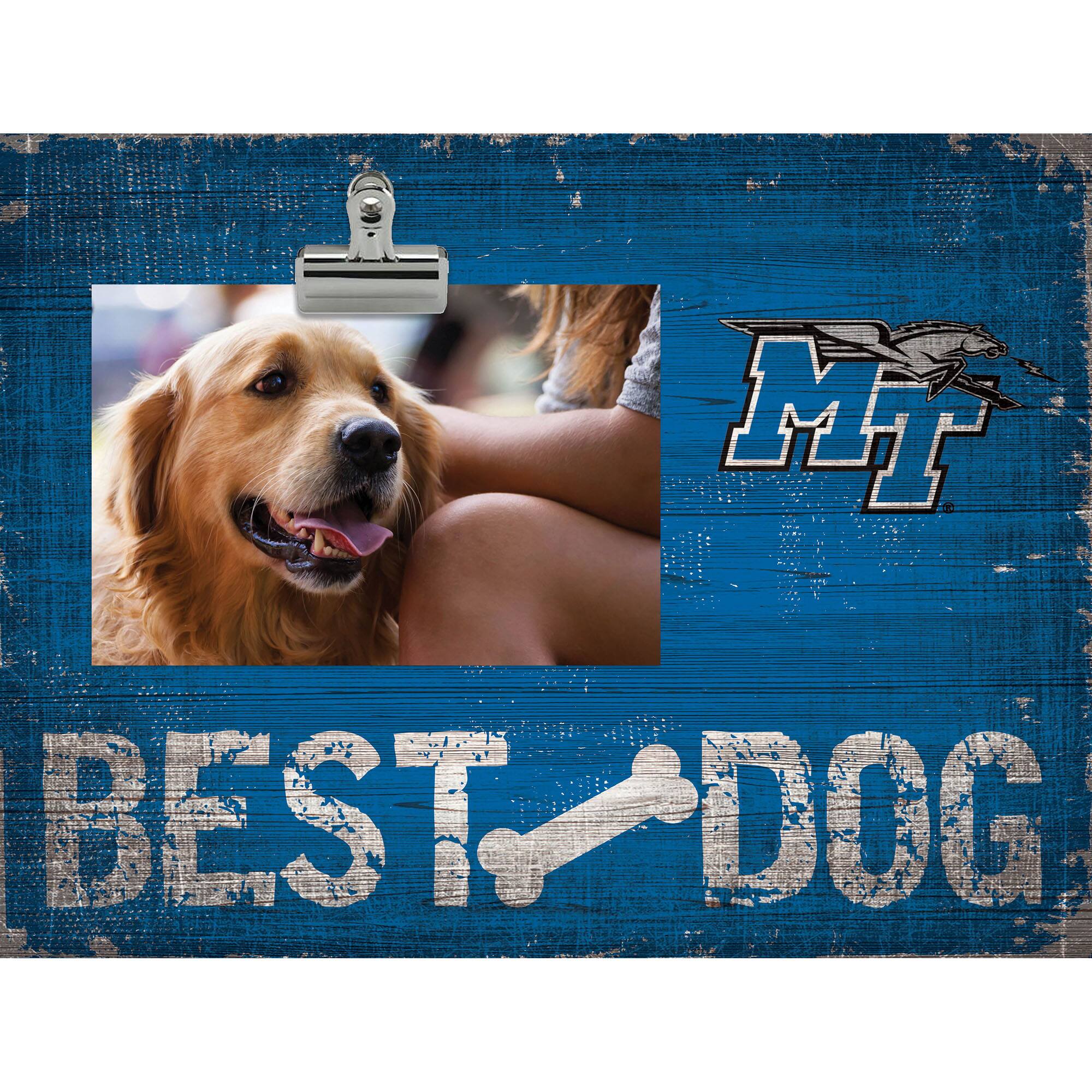 MTSU Blue Raiders 10.5'' x 8'' Best Dog Clip Photo Frame