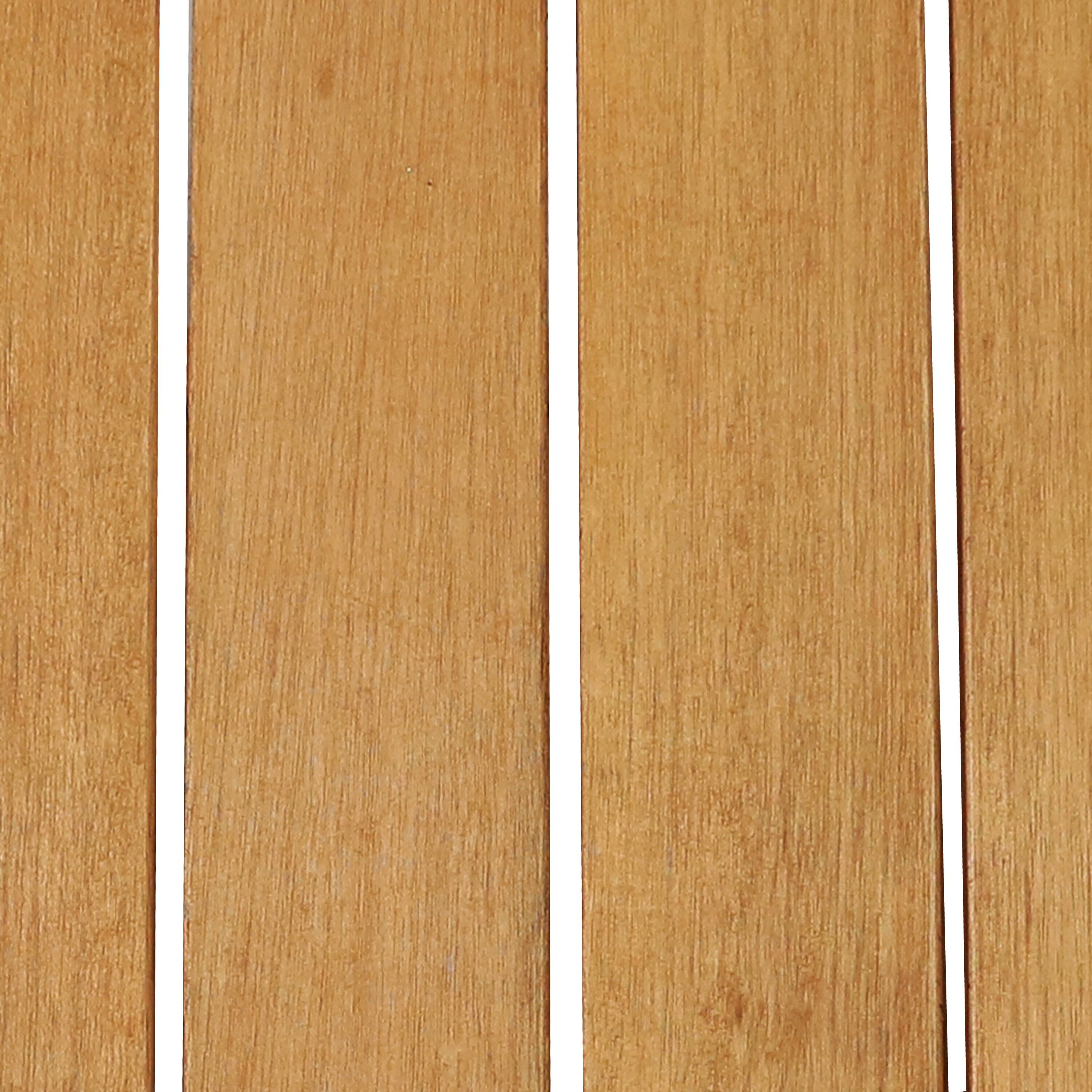 Alt View 5. Sunnydaze - 35.25 in Meranti Wood Rectangular Patio Coffee Table with Shelf - Brown.