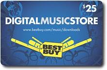 Front Large. Best Buy Digital Music Store - $25 Download Card.