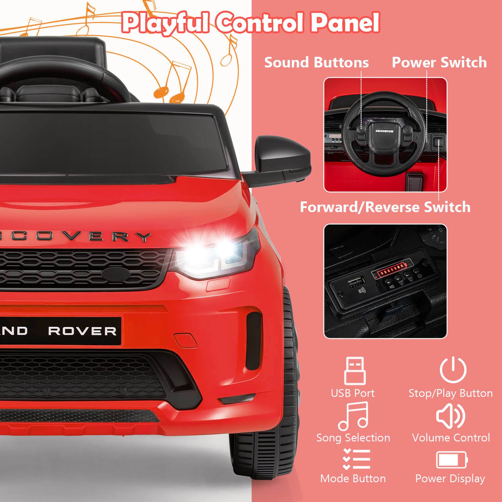 Playful Control Panel

- Sound Buttons
- Power Switch
- Forward/Reverse Switch
- USB Port
- Stop/Play Button
- Song Selection
- Volume Control
- Mode Button
- Power Display