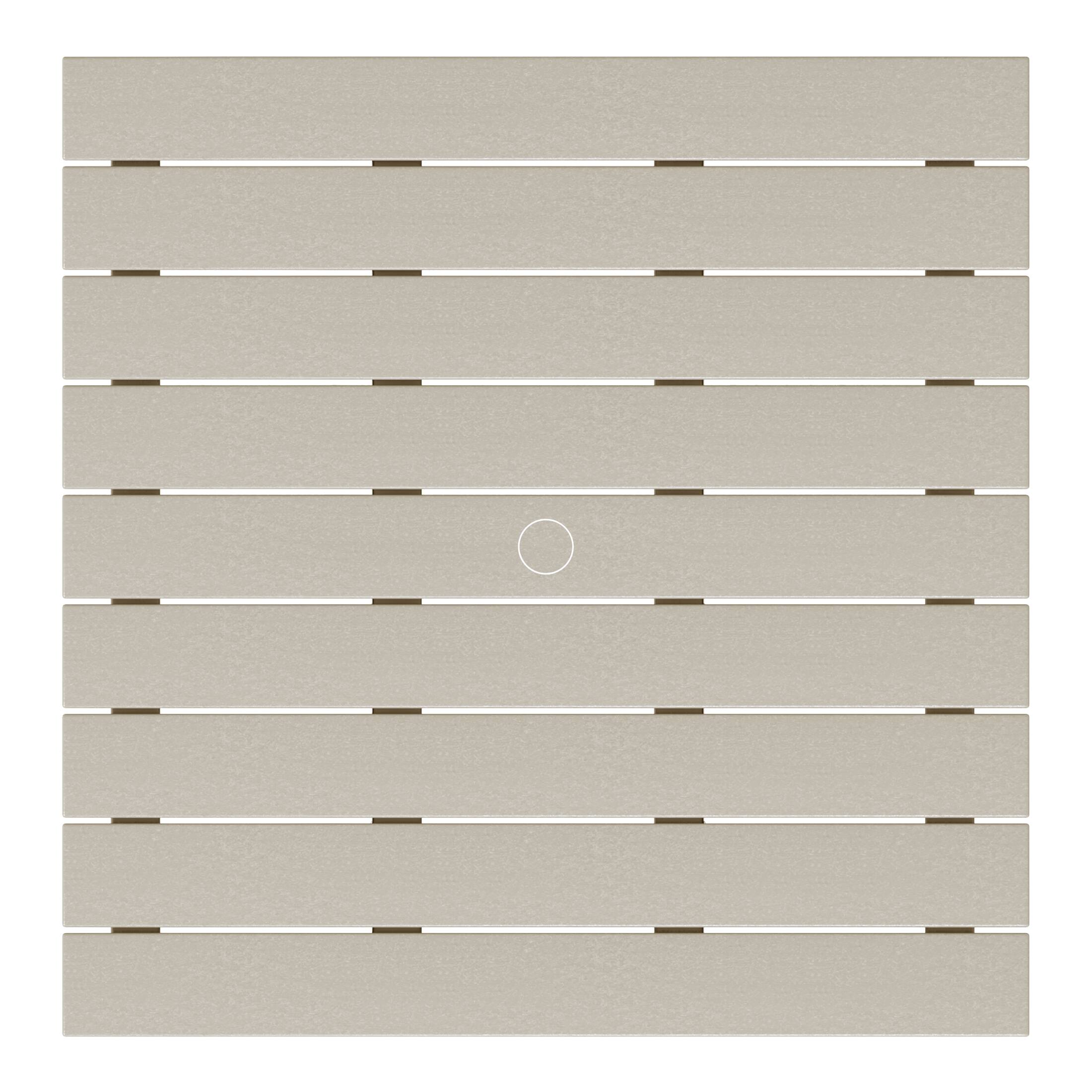 Alt View 1. WestinTrends - WestinTrends Malibu Low Outdoor HDPE Square Patio Coffee Table - Sand.