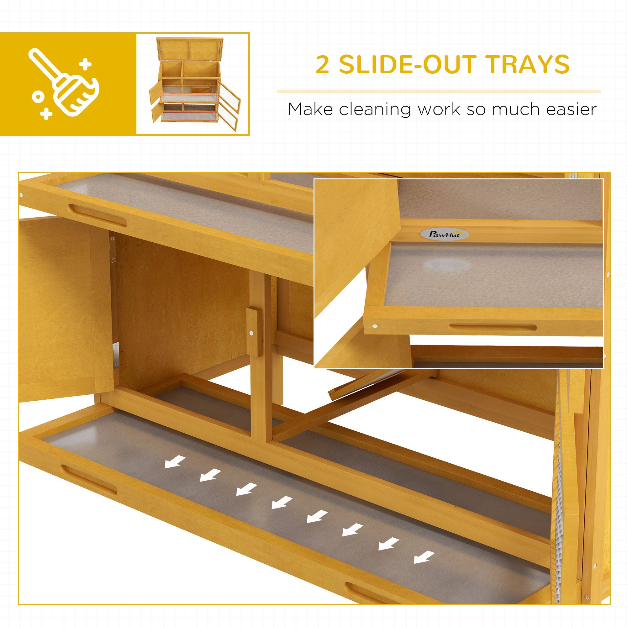 2 SLIDE-OUT TRAYS  
Make cleaning work so much easier