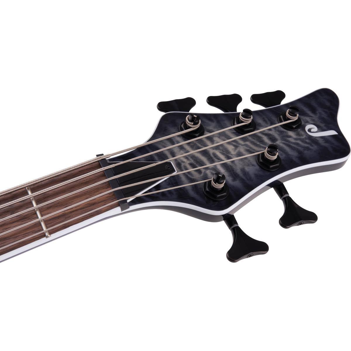 Alt View 7. Jackson - Jackson X Spectra Bass SBXQ V 5-String Electric Guitar, Black Burst.