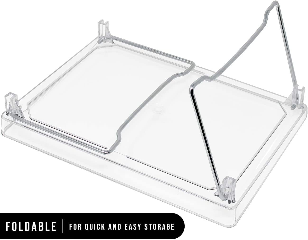 FOLDABLE  
FOR QUICK AND EASY STORAGE